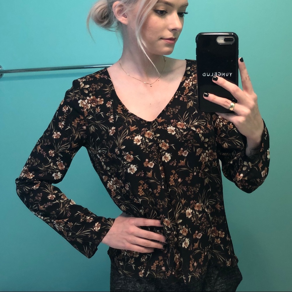 V neck blouse